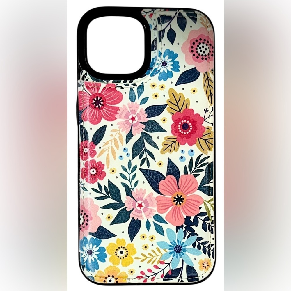 iPhone 15 Floral Phone Case - Multicolor